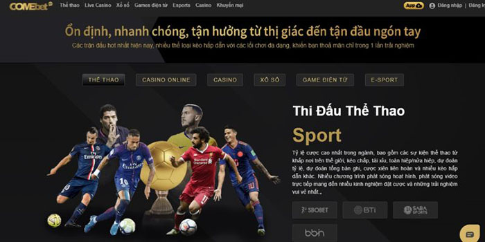 Trải nghiệm khi cược tại Comebet