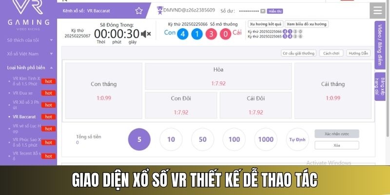 xổ số thực tế ảo