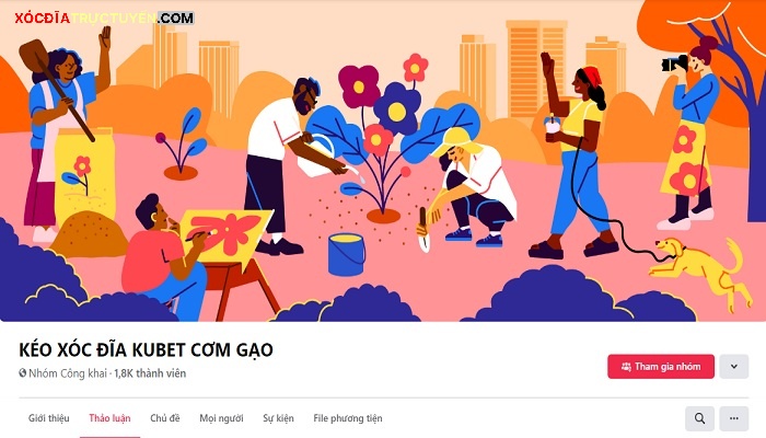 nhóm xóc đĩa cơm gạo qua ngày