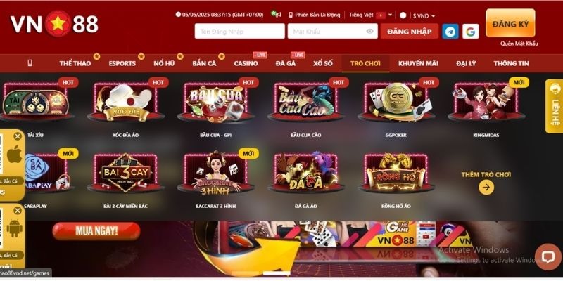 game đánh bài ăn tiền trên điện thoại