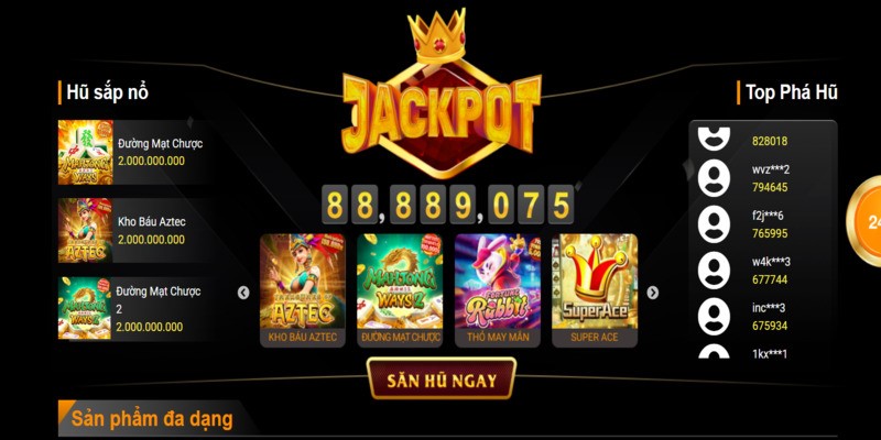 Thương hiệu sở hữu dịch vụ và kho game đẳng cấp
