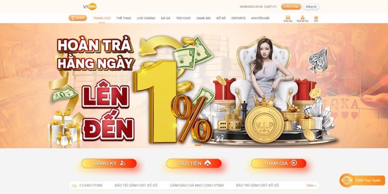 VT999 giao diện